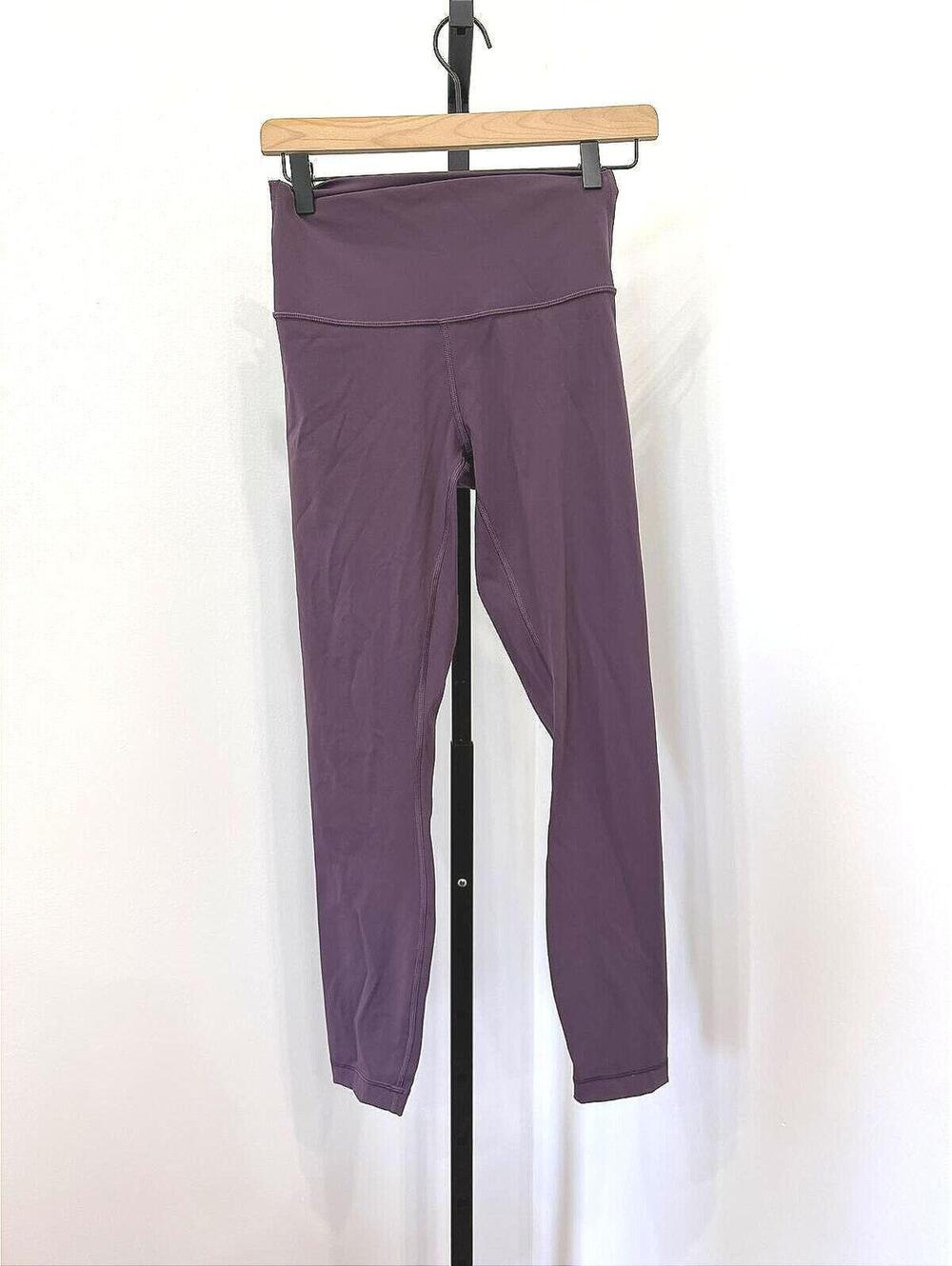 Lululemon Size 6 Purple High-Waisted Leggings